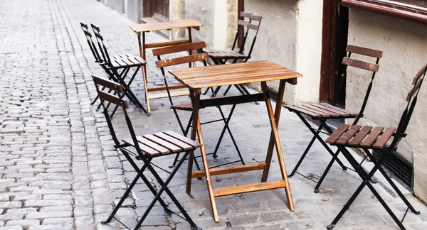 Outdoor cafe — Stock Photo, Image