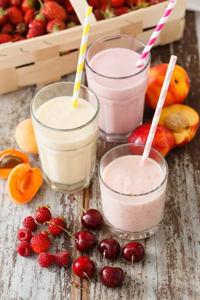 Meyve smoothies — Stok fotoğraf