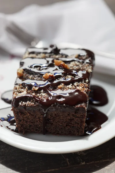 Färska brownie — Stockfoto