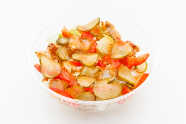 Салат з куркою — стокове фото