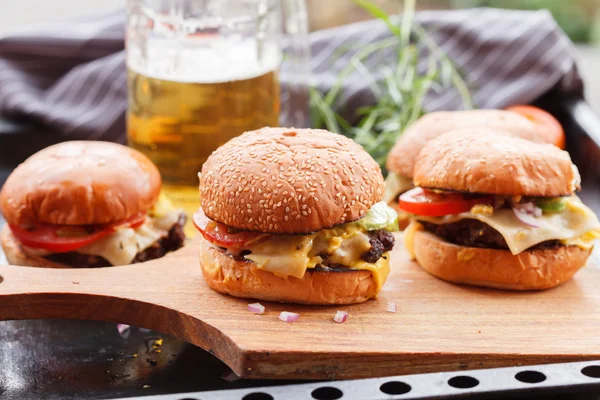 Hamburguesas caseras — Foto de Stock