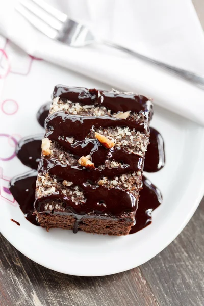 Brownie fresco — Foto de Stock