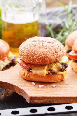 ev yapımı hamburger