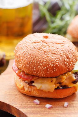 ev yapımı hamburger