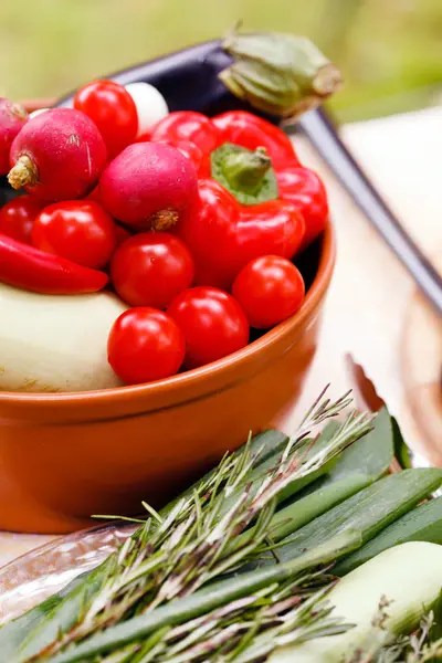 Vegetables for bbq — Stock Photo, Image