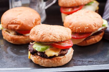 ev yapımı hamburger