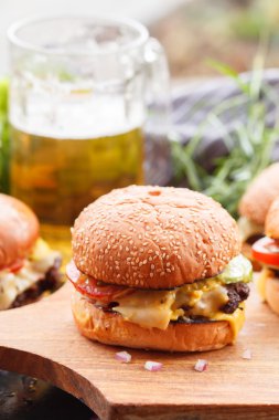 ev yapımı hamburger