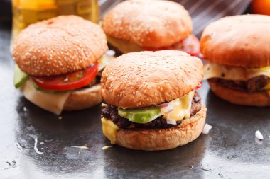 ev yapımı hamburger