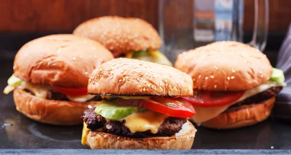 Hamburguesas caseras — Foto de Stock