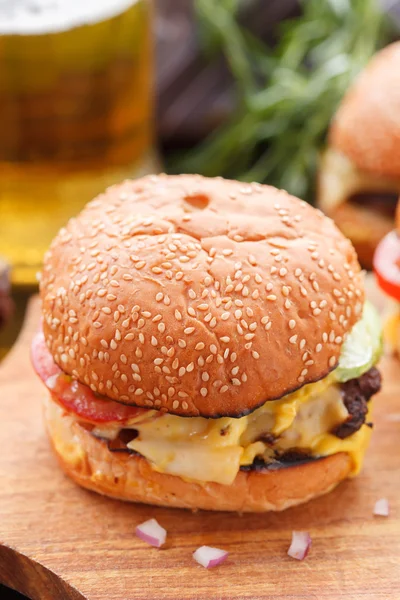 Hamburguesas caseras — Foto de Stock