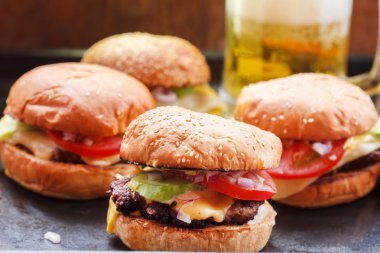 ev yapımı hamburger