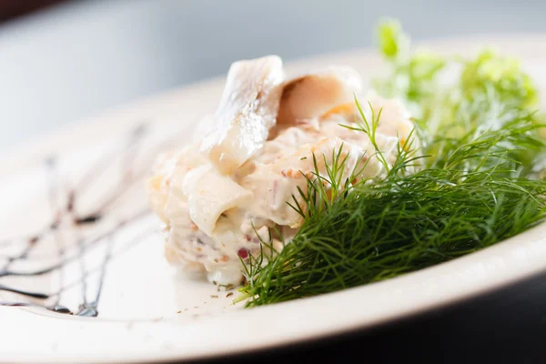 Salada de arenque — Fotografia de Stock