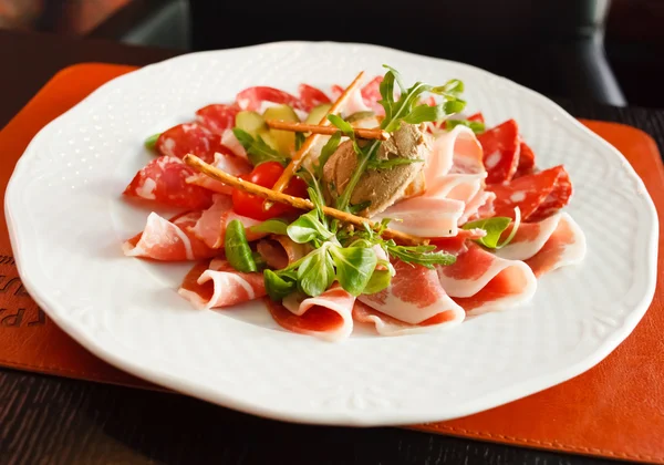 Antipasto di carne — Foto Stock