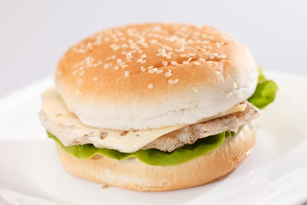 Chicken sandwich — Stock Photo, Image