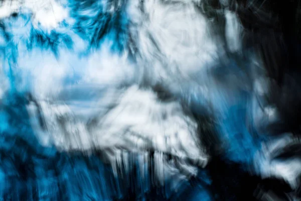 Blurred Sky Branches Leaves — Stock Photo, Image