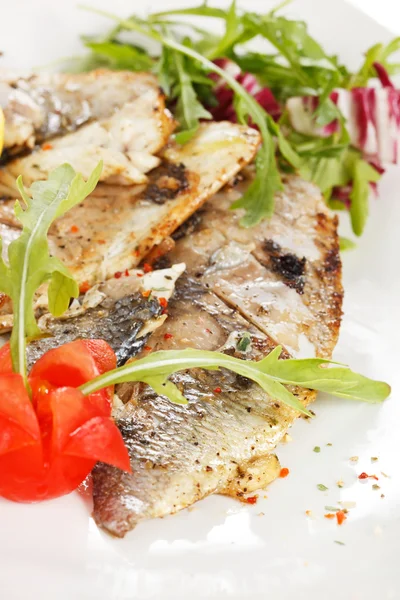 Grilled fish fillet — Stock Photo, Image