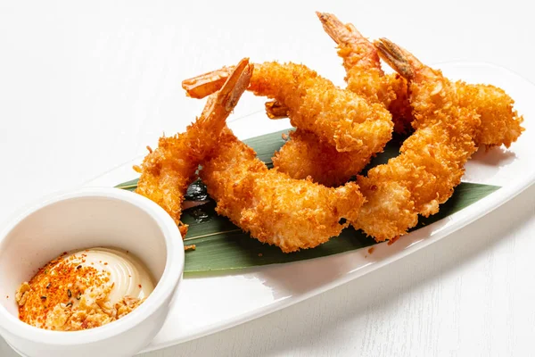 Crunchy Shrimps Close — Stock Photo, Image