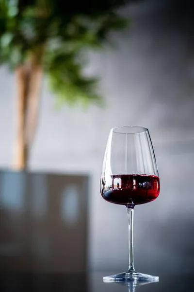 Vinho Tinto Mesa — Fotografia de Stock
