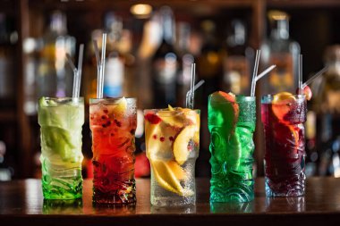 Barda nefis bir kokteyl.