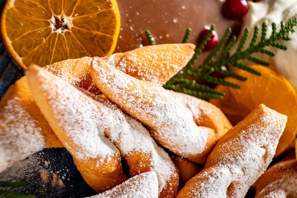 Christmas Homemade Cookies Iwth Sugar — Stock Photo, Image