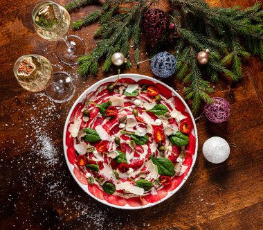 Noel sığır etli carpaccio