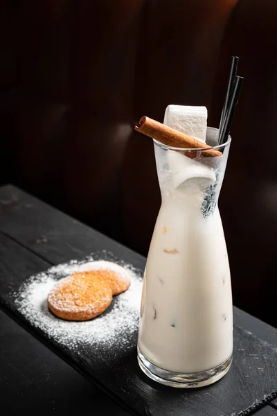 Cocktail Marshmallow Cinnamon — 图库照片