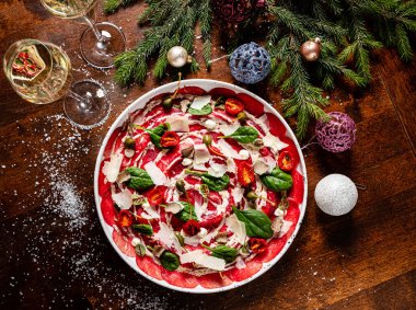 Noel sığır etli carpaccio
