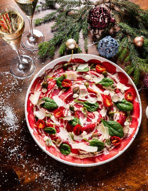 Noel sığır etli carpaccio