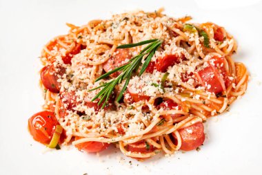 Italian capers pasta alla puttanesca