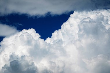 cluodscape gökyüzü arka plan mavi gökyüzü üzerinde