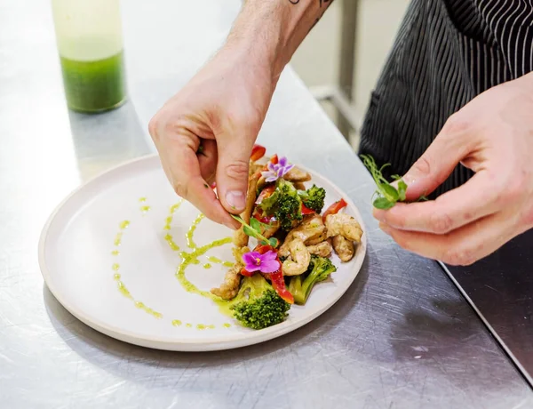 Chef Work Restaurant — Stock Photo, Image