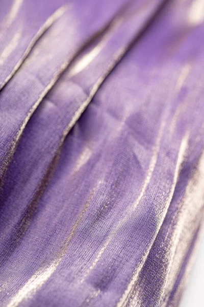 Close Purple Silk Textured Cloth Background — Stock Photo, Image