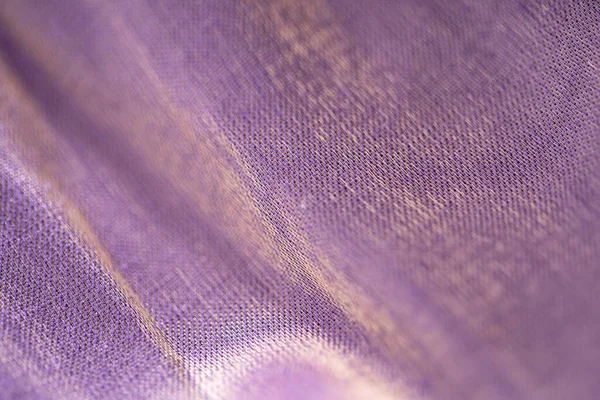 Close Purple Silk Textured Cloth Background — Stock Photo, Image