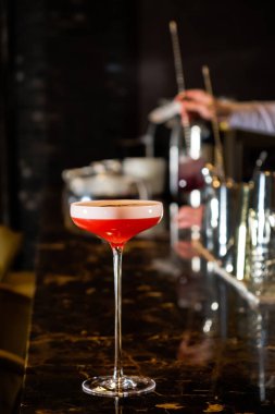 Lezzetli bir kokteyl.