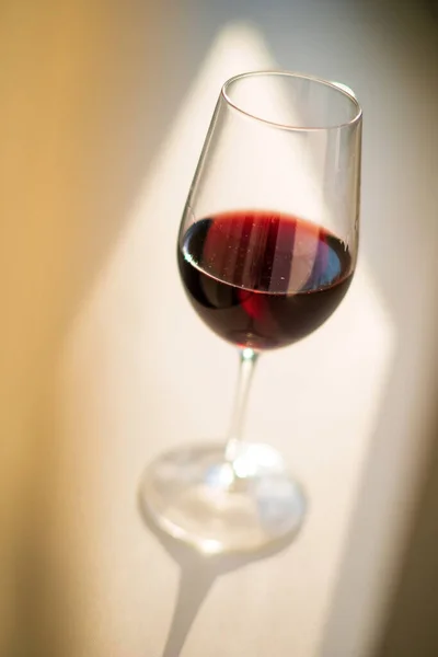 Vinho Tinto Copo — Fotografia de Stock