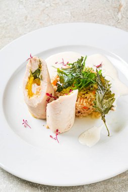 soslu fırında tavuk.