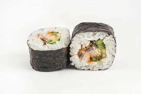 Tasty Sushi White Background — Stock Photo, Image