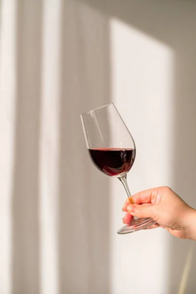 Red Wine Glas Stock Image
