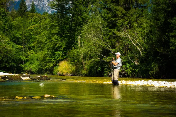 Fly Fisher — Stock Photo, Image