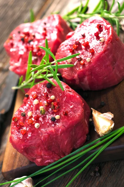 Appetizing steaks — Stock Photo, Image