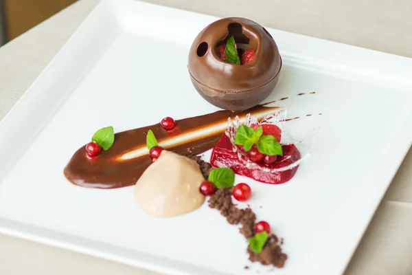 Chocolate Dessert — Stock Photo, Image