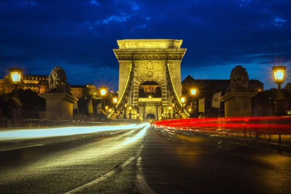 Szechenyi hängbron — Stockfoto