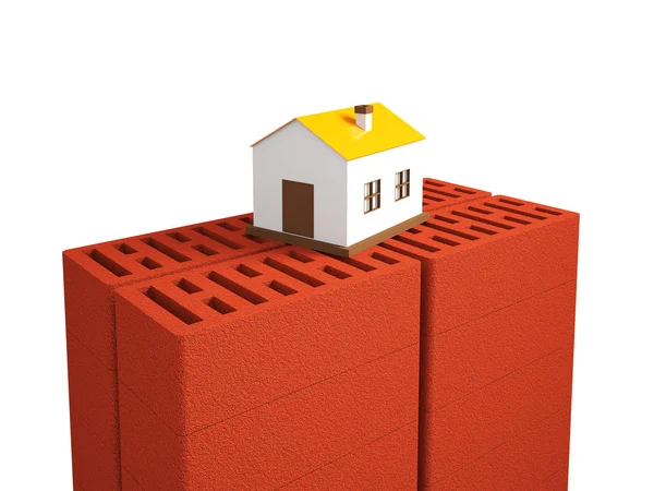 Ett litet hus — Stockfoto