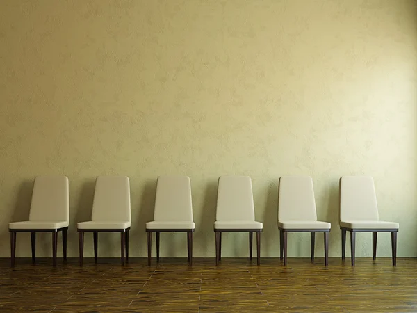 Hall med stolar — Stockfoto