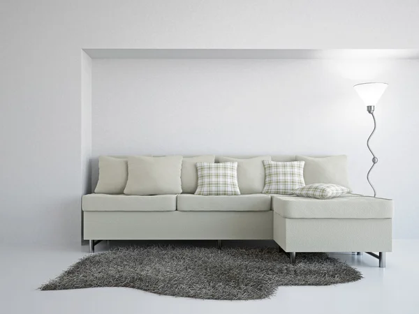 Allrum med soffa — Stockfoto