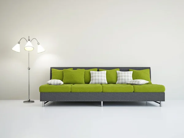 Livingroom with sofa — Stock Photo, Image