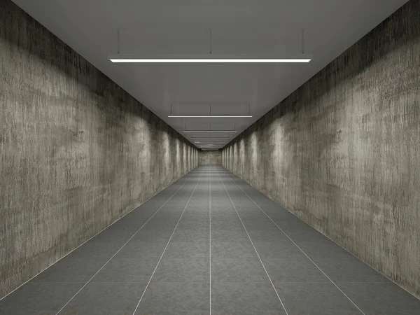 Grande corredor vazio — Fotografia de Stock