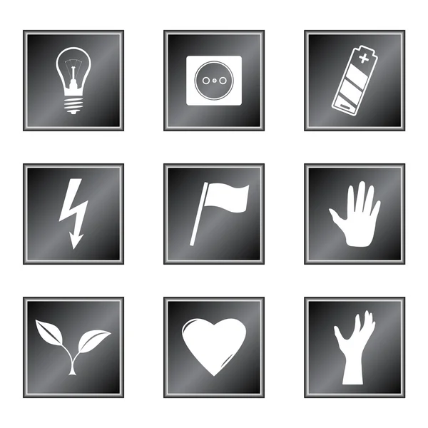 Set of icons — Stock Vector