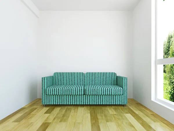 Sofa mit Kissen — Stockfoto