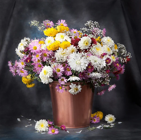 Autumn bouquet flower. Beautiful still life — Stock Photo, Image